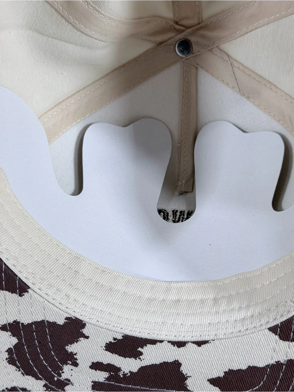 🤠 Anthropologie Even Cowgirls Get the Blues Cow Print Hat NWT